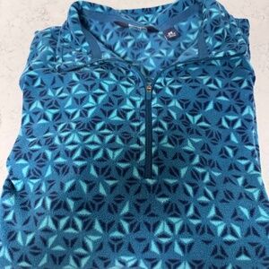 Lands End Anyweather Fleece Quarter Zip Pullover